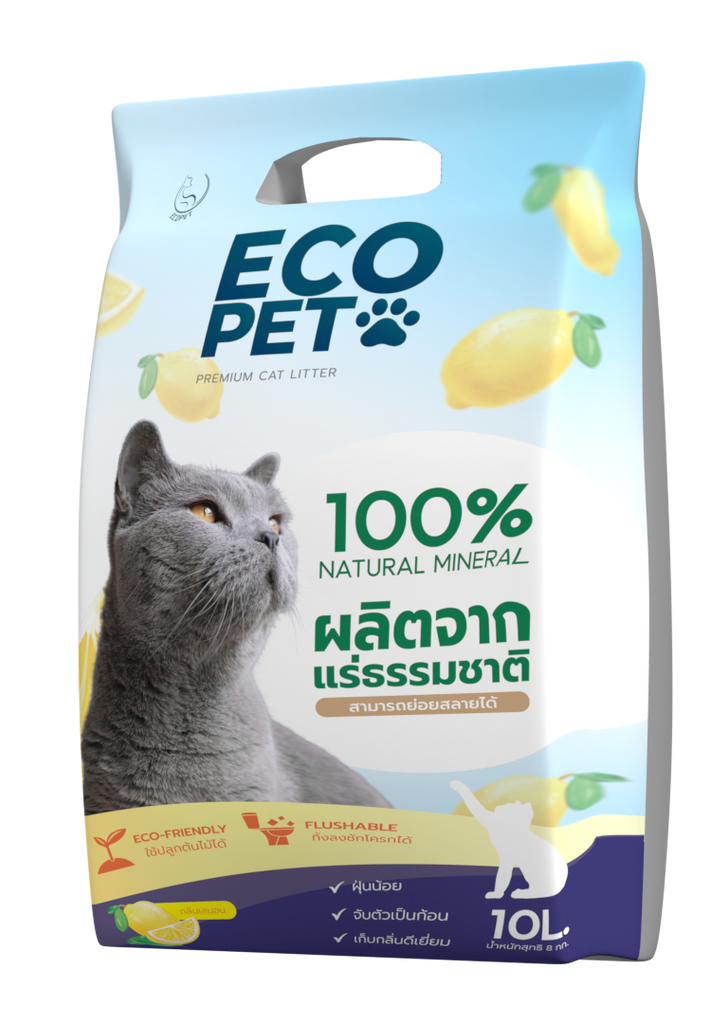 Ecopet ทรายแมว กลิ่นแอปเปิ้ล